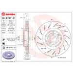 Piduriketas BREMBO 09.B747.51