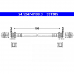 Pidurivoolik ATE 24.5247-0190.3