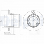Piduriketas DELPHI BG9015