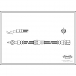 Pidurivoolik CORTECO 19035060