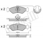 Piduriklotsi komplekt, ketaspidur METELLI 22-0571-0