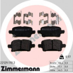 Piduriklotsi komplekt, ketaspidur ZIMMERMANN 22129.170.2