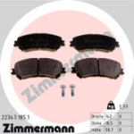Piduriklotsi komplekt, ketaspidur ZIMMERMANN 22347.185.1