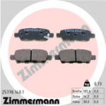 Piduriklotsi komplekt, ketaspidur ZIMMERMANN 25778.140.1