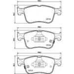 Piduriklotsi komplekt, ketaspidur HELLA 8DB 355 039-421