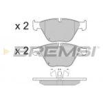Piduriklotsi komplekt, ketaspidur BREMSI BP3403