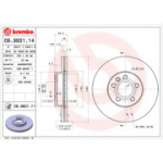 Piduriketas BREMBO 09.9931.11