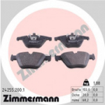 Piduriklotsi komplekt, ketaspidur ZIMMERMANN 24255.200.1