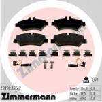 Piduriklotsi komplekt, ketaspidur ZIMMERMANN 29190.195.2