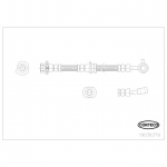 Pidurivoolik CORTECO 19036379