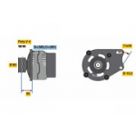 Generaator BOSCH 0 986 039 471