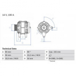 Generaator BOSCH 0 986 047 270