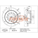 Piduriketas FREMAX BD-2919