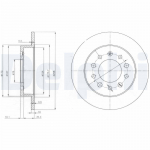 Piduriketas DELPHI BG3862