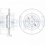 Piduriketas DELPHI BG4322