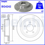 Piduriketas DELPHI BG4242