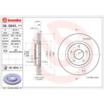 Piduriketas BREMBO 09.D943.11