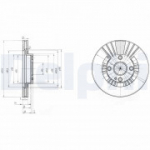 Piduriketas DELPHI BG3509