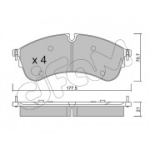 Piduriklotsi komplekt, ketaspidur CIFAM 822-1174-0