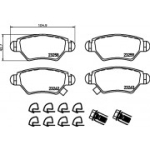 Piduriklotsi komplekt, ketaspidur HELLA 8DB 355 019-271