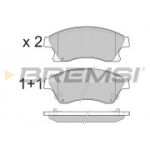 Piduriklotsi komplekt, ketaspidur BREMSI BP3404