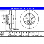 Piduriketas ATE 24.0330-0173.1
