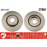 Piduriketas TRW DF1757