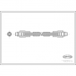 Pidurivoolik CORTECO 19031070