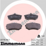 Piduriklotsi komplekt, ketaspidur ZIMMERMANN 20778.196.1