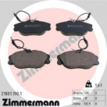Piduriklotsi komplekt, ketaspidur ZIMMERMANN 21801.190.1