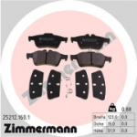 Piduriklotsi komplekt, ketaspidur ZIMMERMANN 25212.160.1