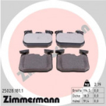Piduriklotsi komplekt, ketaspidur ZIMMERMANN 25028.181.1