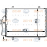 Kondensaator, kliimaseade HELLA 8FC 351 036-191