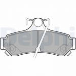 Piduriklotsi komplekt, ketaspidur DELPHI LP2700