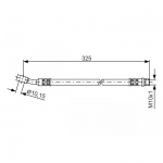 Pidurivoolik BOSCH 1 987 476 394