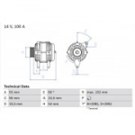 Generaator BOSCH 0 986 047 280