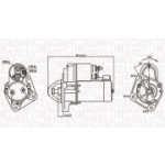 Starter MAGNETI MARELLI 063721289010