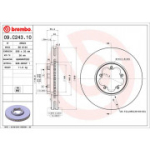 Piduriketas BREMBO 09.C243.10