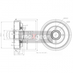 Piduritrummel MAXGEAR 19-2316