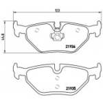 Piduriklotsi komplekt,ketaspidur BREMBO P 71 006
