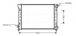 Radiaator,mootorijahutus AVA QUALITY COOLING VNA2045