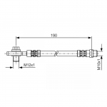 Pidurivoolik BOSCH 1 987 476 719