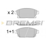 Piduriklotsi komplekt, ketaspidur BREMSI BP3405