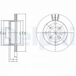 Piduriketas DELPHI BG2645