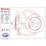 Piduriketas BREMBO 08.A755.11