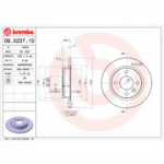 Piduriketas BREMBO 08.5237.10