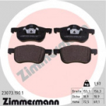Piduriklotsi komplekt, ketaspidur ZIMMERMANN 23073.190.1