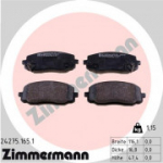 Piduriklotsi komplekt, ketaspidur ZIMMERMANN 24275.165.1