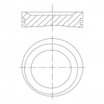 Kolvid MAHLE ORIGINAL 011 75 01