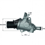 Termostaat, jahutusvedelik BEHR TI 167 88